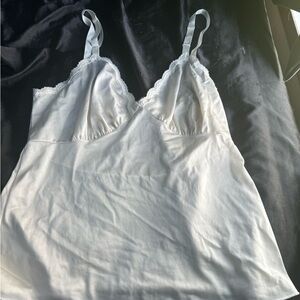 White cami Lacey top !